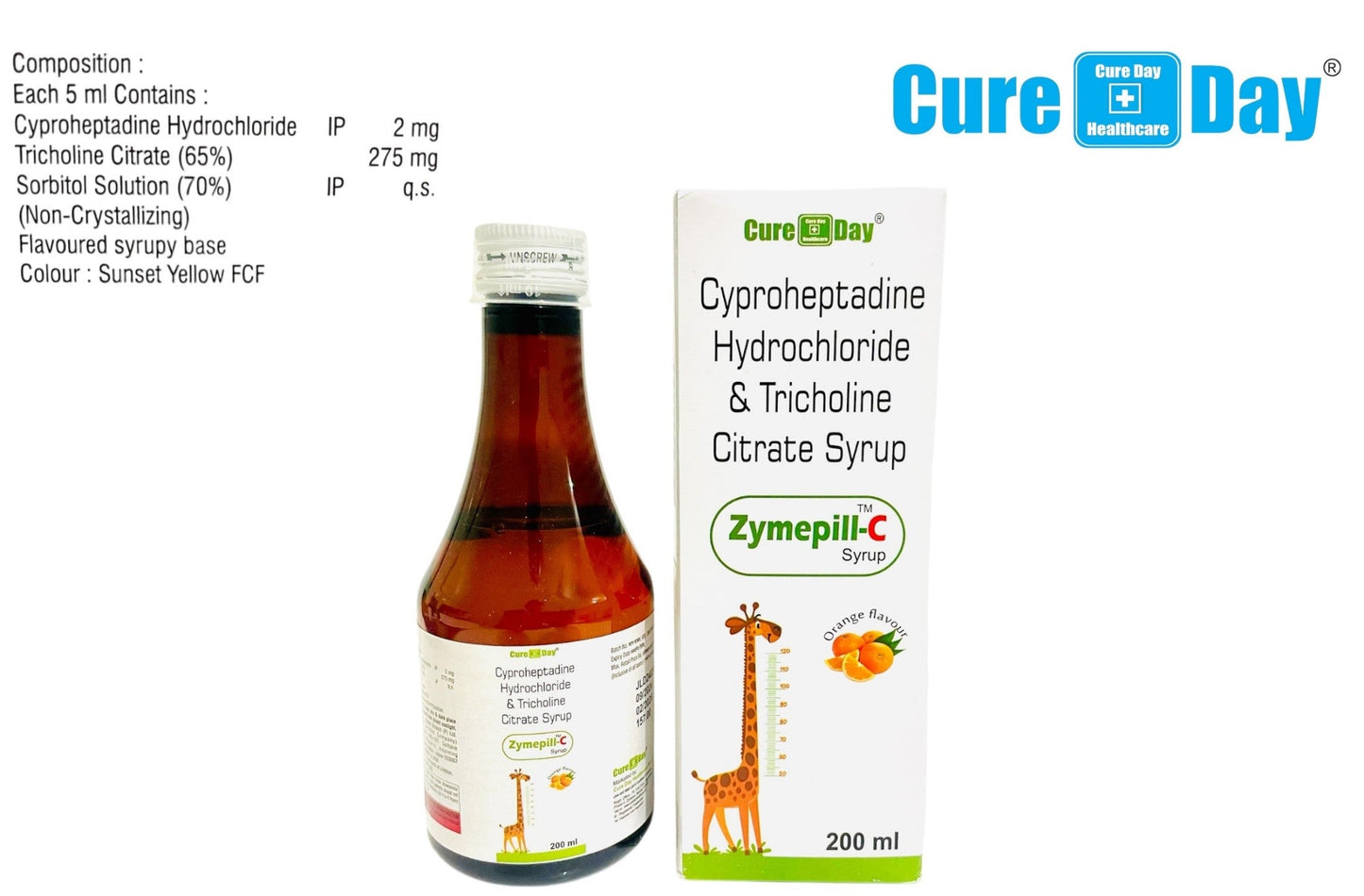 ZYMEPILL-C Syrup (Cyproheptadine + Tricholine Citrate)