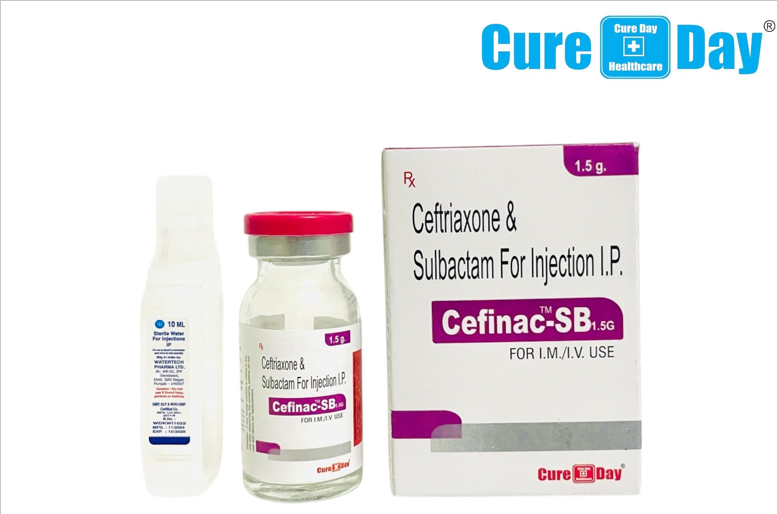 Cefinac-SB 1.5G (Ceftriaxone & Sulbactam Injection I.P.)