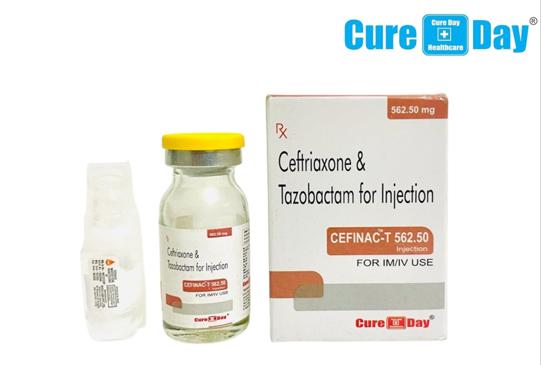 Cefinac-T 562.50 (Ceftriaxone & Tazobactam Injection)
