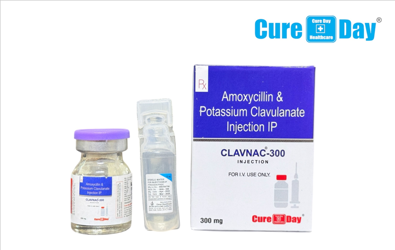 Clavnac-300 (Amoxycillin & Potassium Clavulanate Injection IP)