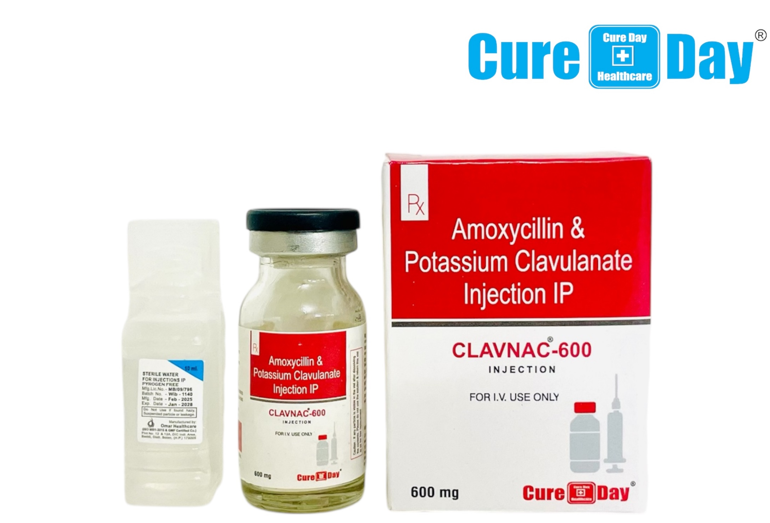 Clavnac-600 (Amoxycillin & Potassium Clavulanate Injection IP)