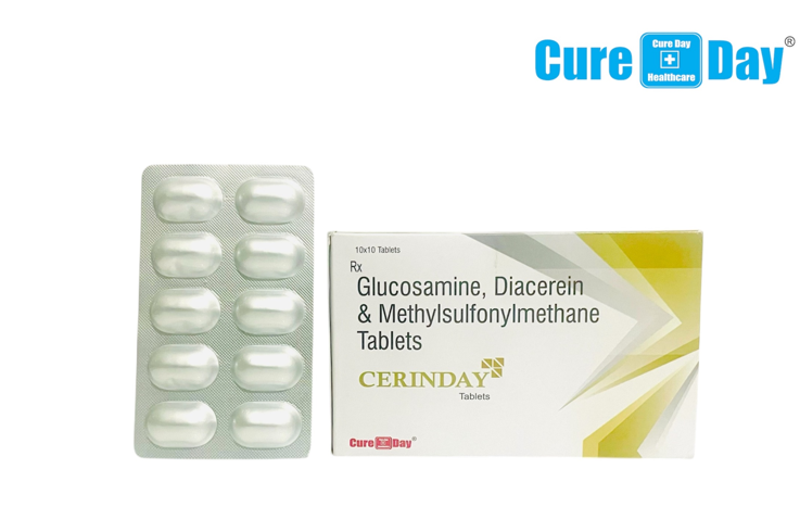 CERINDAY Tablets (Glucosamine, Diacerein & Methylsulfonylmethane Tablets)
