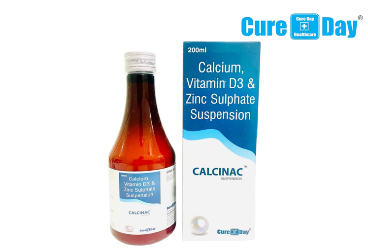 CALCINAC Calcium, Vitamin D3 & Zinc Sulphate Suspension