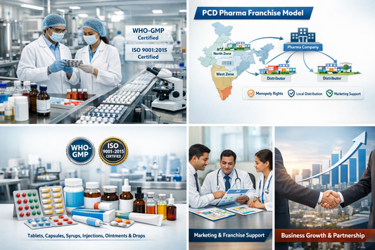 If you produce stuff, you can work with Cure Day Healthcare to start an allopathic PCD Pharma Franchise in India.