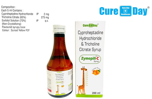 ZYMEPILL-C Syrup (Cyproheptadine + Tricholine Citrate)