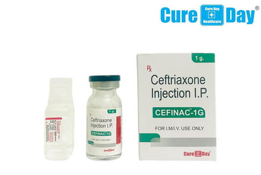 Cefinac-1G (Ceftriaxone Injection I.P. 1 gm)