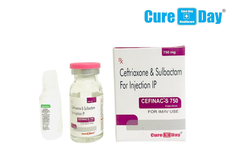 Cefinac-S 750 (Ceftriaxone &amp; Sulbactam Injection I.P.)
