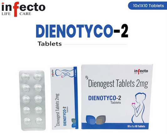 Dienotyco-2 Tablets (Dienogest 2 mg)