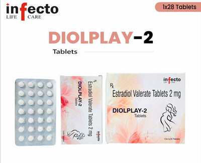DIOLPLAY-2 Tablets (Estradiol Valerate 2 mg)