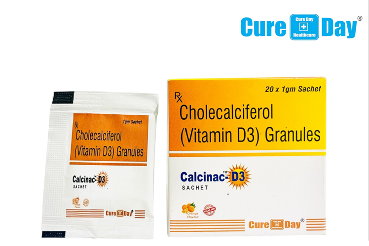 CALCINAC-D3 Cholecalciferol (Vitamin D3) Granules Sachet