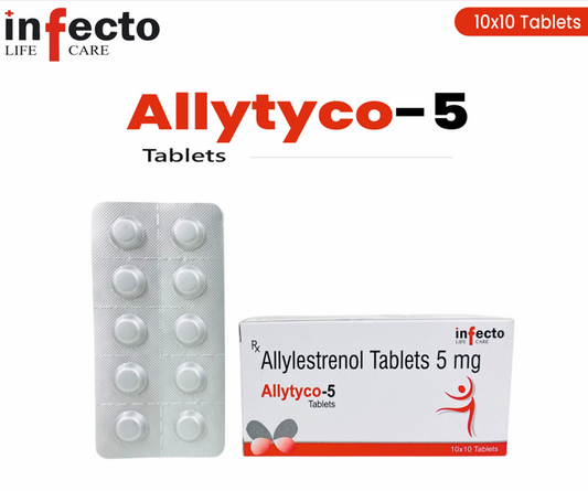 Allytyco-5 Tablets (Allylestrenol 5 mg)
